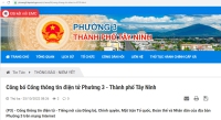 Công bố Cổng thông tin điện tử Phường 3 - Thành phố Tây Ninh