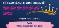 Việt Nam đăng cai vòng chung kết Hoa hậu Du lịch thế giới 2022