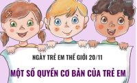 Ngày trẻ em thế giới 20/11: Một số quyền cơ bản của trẻ em