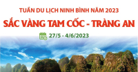 Tuần du lịch Ninh Bình năm 2023: Sắc vàng Tam Cốc - Tràng An