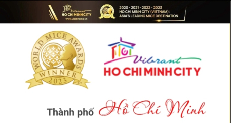 Lần thứ tư Thành phố Hồ Chí Minh được vinh danh "Điểm đến du lịch MICE hàng đầu châu Á"