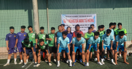 Trung tâm VHTT-HTCĐ Phường 3 tổ chức Giải bóng đá tứ hùng