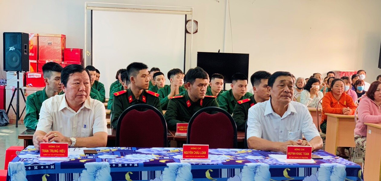 Thanh niên Phường 3, Thành phố Tây Ninh hăng hái lên đường nhập ngũ năm 2023