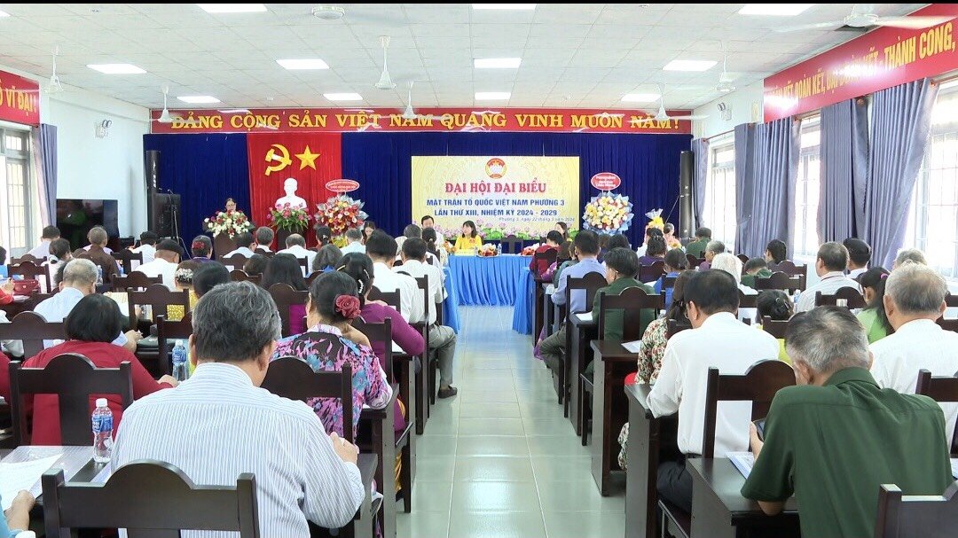 Đại hội Đại biểu Mặt trận Tổ quốc Việt Nam Phường 3 lần thứ XIII, nhiệm kỳ 2024 – 2029