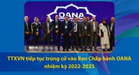 TTXVN tiếp tục trúng cử vào Ban Chấp hành OANA nhiệm kỳ 2022 - 2025