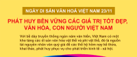 Lan tỏa sức sống văn hóa, con người Việt Nam