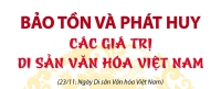 Bảo tồn và phát huy các giá trị di sản văn hóa Việt Nam