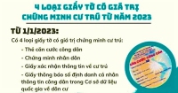 4 loại giấy tờ có giá trị chứng minh cư trú từ năm 2023