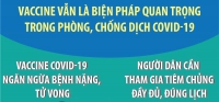 Vaccine vẫn là biện pháp quan trọng trong phòng, chống dịch COVID-19