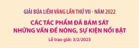 Giải Búa liềm vàng lần thứ VII - năm 2022: Các tác phẩm đã bám sát những vấn đề nóng, sự kiện nổi bật