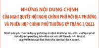 Những nội dung chính của Nghị quyết Hội nghị Chính phủ với địa phương và Phiên họp Chính phủ thường kỳ tháng 3/2023