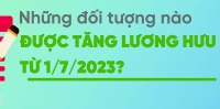 Đối tượng nào được tăng lương hưu từ 1/7/2023?