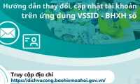 Cách thay đổi, cập nhật tài khoản trên VssID