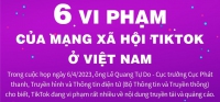 6 vi phạm của mạng xã hội TikTok ở Việt Nam