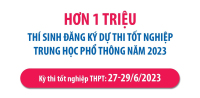 Hơn 1 triệu thí sinh đăng ký dự thi tốt nghiệp Trung học Phổ thông năm 2023