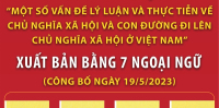 Xuất bản Sách “Một số vấn đề lý luận và thực tiễn về chủ nghĩa xã hội và con đường đi lên chủ nghĩa xã hội ở Việt Nam” của Tổng Bí thư Nguyễn Phú Trọng bằng 7 ngoại ngữ