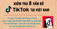 Kiểm tra 8 vấn đề TikTok tại Việt Nam