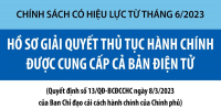 Từ 1/6/2023: Hồ sơ giải quyết thủ tục hành chính được cung cấp cả bản điện tử