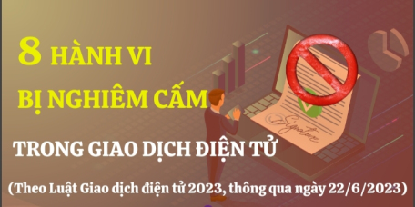 8 hành vi bị nghiêm cấm trong giao dịch điện tử