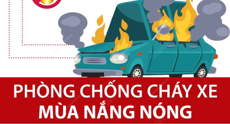 Phòng chống cháy xe mùa nắng nóng