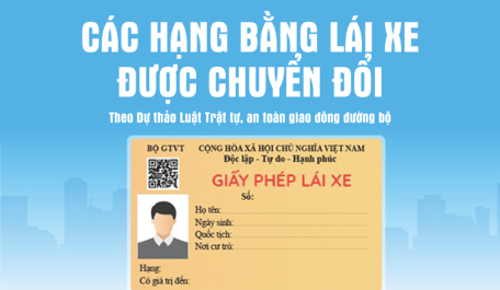 Giấy phép lái xe gồm những hạng nào theo dự thảo Luật Trật tự, an toàn giao thông?