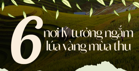 6 nơi lý tưởng ngắm lúa vàng mùa thu