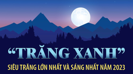 “Trăng Xanh” - Siêu trăng lớn nhất và sáng nhất năm 2023