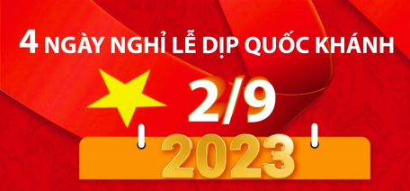 4 ngày nghỉ lễ dịp Quốc khánh năm 2023