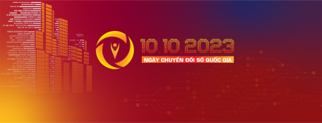 Bộ nhận diện hưởng ứng Ngày Chuyển đổi số quốc gia 10.10.2023