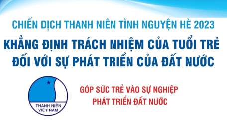 Chiến dịch Thanh niên tình nguyện hè 2023: Khẳng định trách nhiệm của tuổi trẻ đối với sự phát triển của đất nước