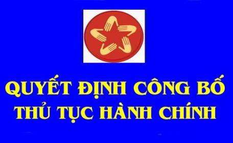 Công bố một số thủ tục hành chính mới lĩnh vực quản lý hành chính về trật tự xã hội