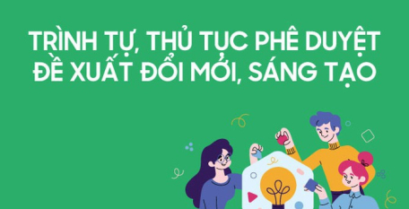 Trình tự, thủ tục phê duyệt đề xuất đổi mới, sáng tạo