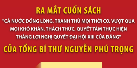 Ra mắt cuốn sách "Cả nước đồng lòng, tranh thủ mọi thời cơ, vượt qua mọi khó khăn, thách thức, quyết tâm thực hiện thắng lợi Nghị quyết Đại hội XIII của Đảng" của Tổng Bí thư Nguyễn Phú Trọng