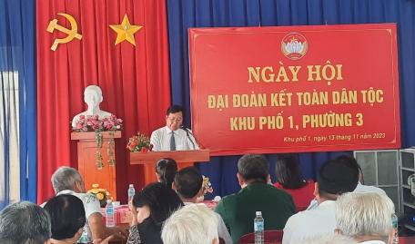 Khu Phố 1 Phường 3 tổ chức “Ngày hội Đại đoàn kết toàn dân tộc” năm 2023