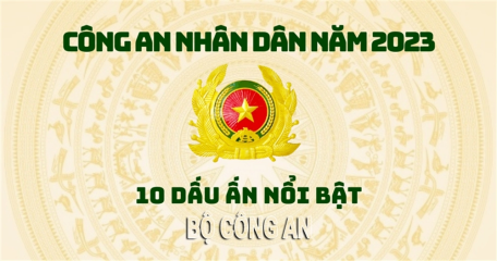 10 dấu ấn nổi bật của lực lượng Công an nhân dân năm 2023