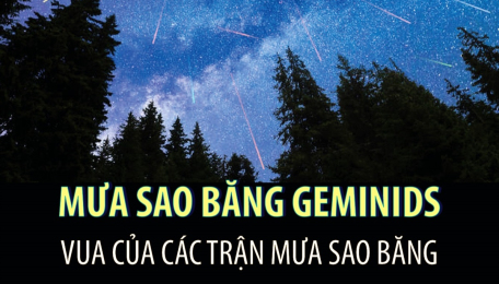 Mưa sao băng Geminids - Vua của các trận mưa sao băng