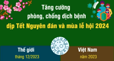 Tăng cường phòng, chống dịch bệnh dịp Tết Nguyên đán và mùa lễ hội 2024