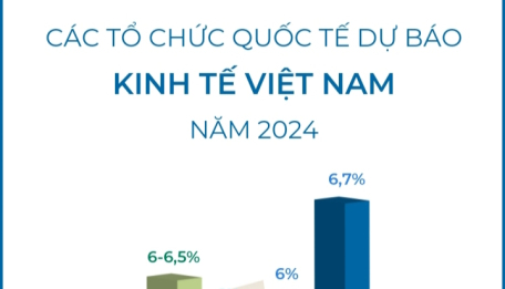 Các tổ chức quốc tế dự báo tăng trưởng kinh tế Việt Nam năm 2024