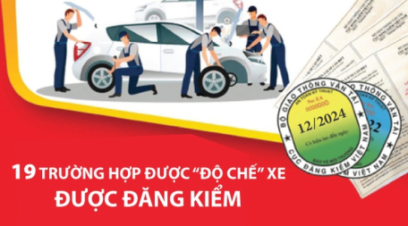 Những trường hợp ô tô "độ chế" vẫn được đăng kiểm