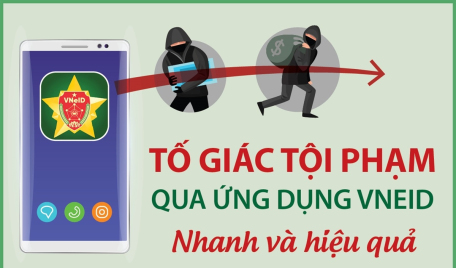 Tố giác tội phạm qua ứng dụng VneID: Nhanh và hiệu quả