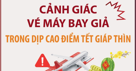 Cảnh giác vé máy bay giả trong dịp cao điểm Tết Giáp Thìn