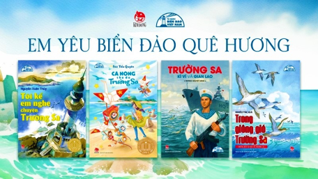 Nhà xuất bản Kim Đồng giới thiệu nhiều ấn phẩm đặc sắc trong Tủ sách Biển đảo Việt Nam dành cho thiếu nhi