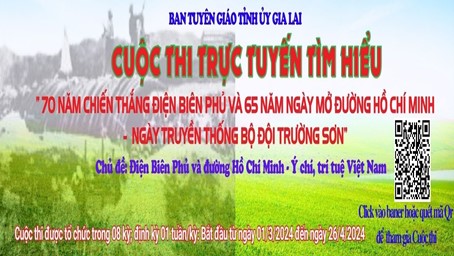 Kỳ 2 Cuộc thi tìm hiểu “70 năm Chiến thắng Điện Biên Phủ và 65 năm ngày mở đường Hồ Chí Minh - ngày truyền thống Bộ đội Trường Sơn”