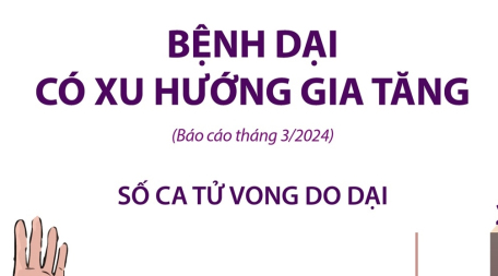 Bệnh dại có xu hướng gia tăng