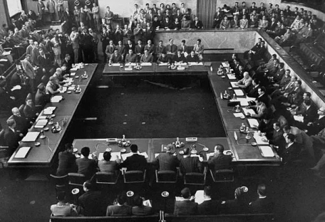 Hội nghị Geneve (Thụy Sĩ) năm 1954 bàn về lập lại hòa bình ở Đông Dương - Ảnh tư liệu