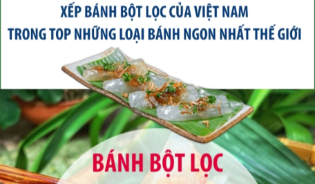 Bánh bột lọc của Việt Nam trong top những loại bánh ngon nhất thế giới