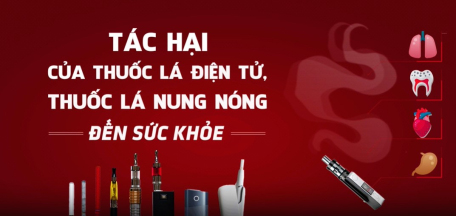 Tác hại của thuốc lá điện tử, thuốc lá nung nóng tới sức khỏe