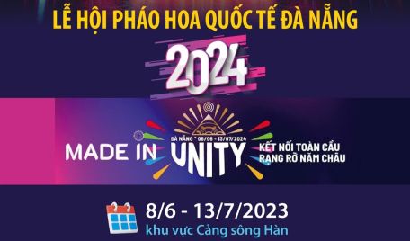 Lễ hội pháo hoa quốc tế Đà Nẵng DIFF 2024: Made in Unity - Kết nối toàn cầu - Rạng rỡ năm châu