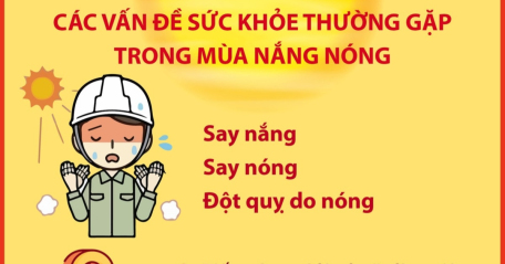 Hướng dẫn chăm sóc sức khỏe mùa nắng nóng cho cộng đồng và người lao động