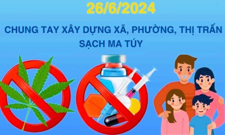 Hướng tới một xã hội lành mạnh, nói không với ma túy!